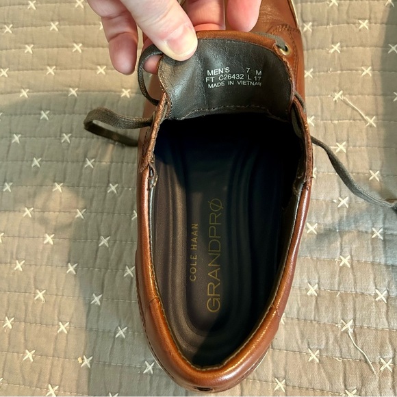Cole Haan Leather Sneakers 7 Brown NWT - Picture 6 of 7